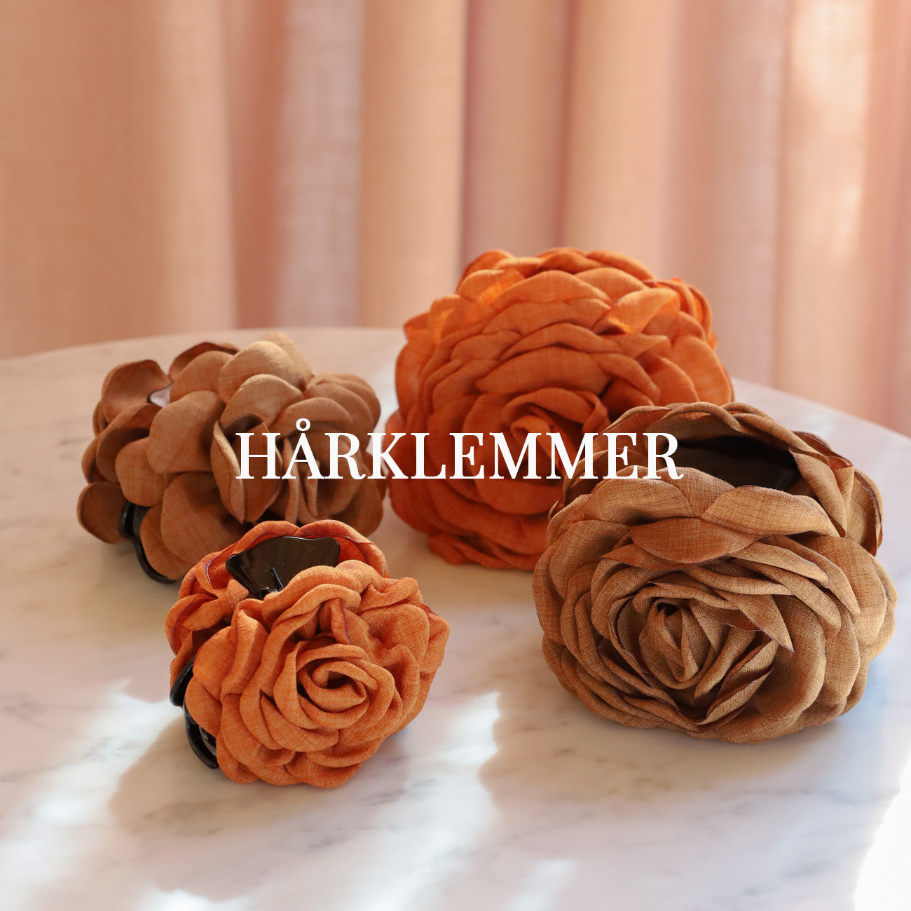 Blomster hårklemmer