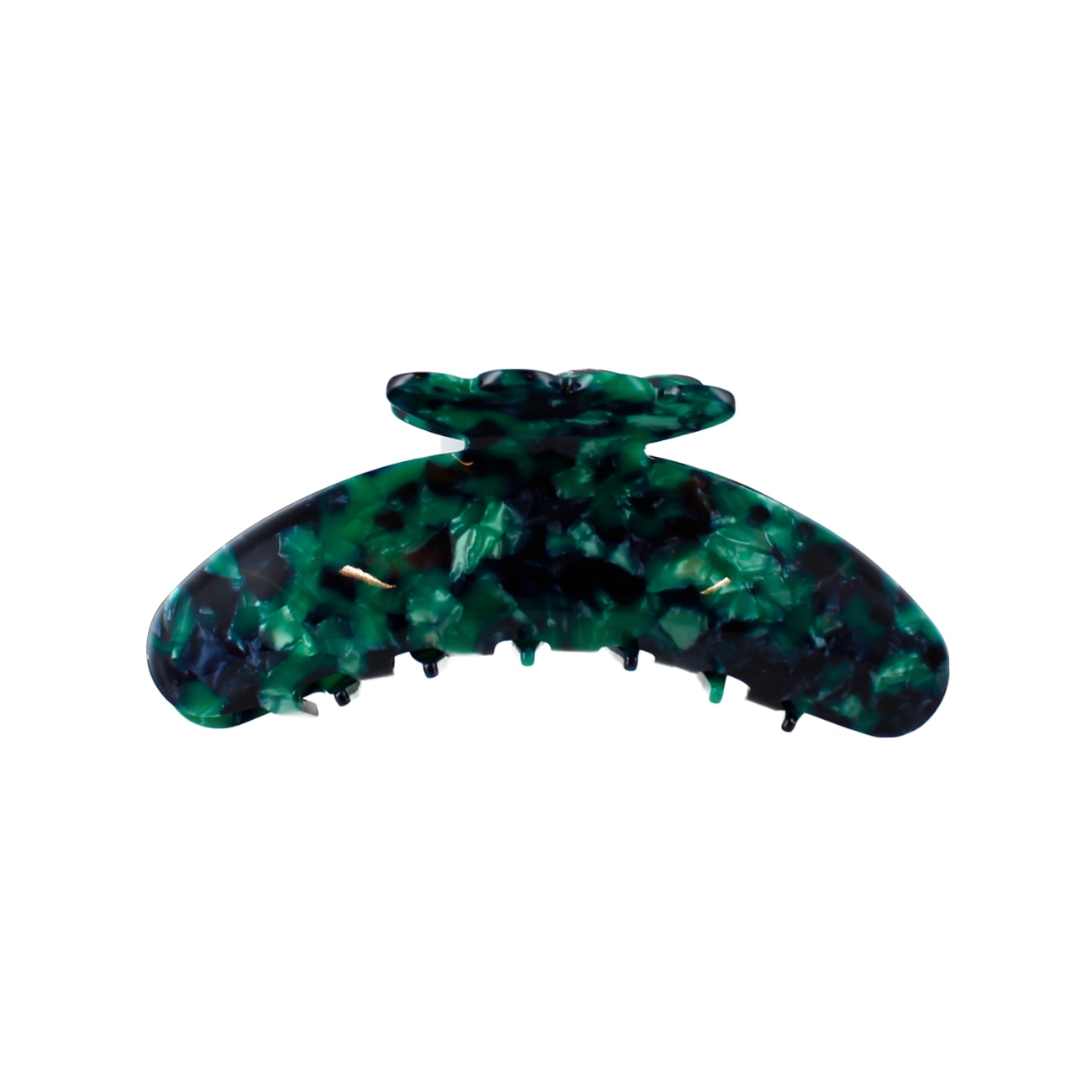 Lola Hårklemme - Grøn/Blå Meleret