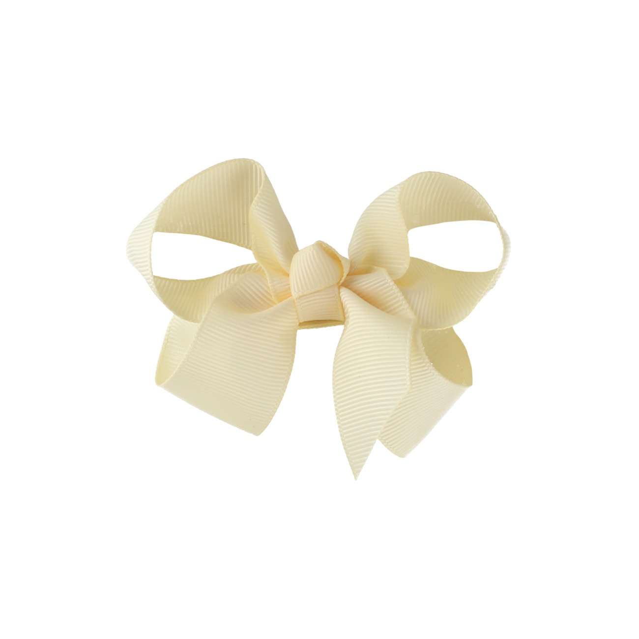 Klassisk Sløjfe - Lys Gul - 8 cm