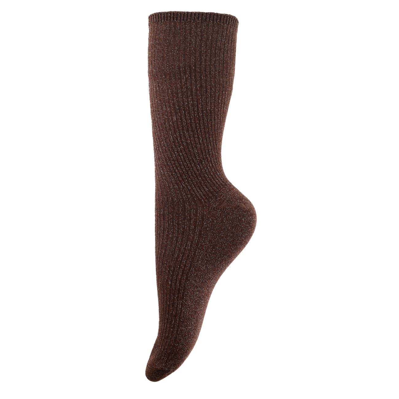 Strømper - Onesize - Glimmer Mørkebrun