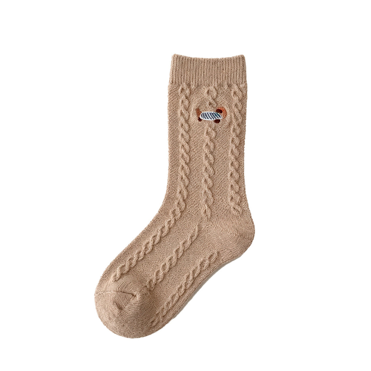 Strømper - Onesize - Flet Taupe (FORUDBESTILLING)