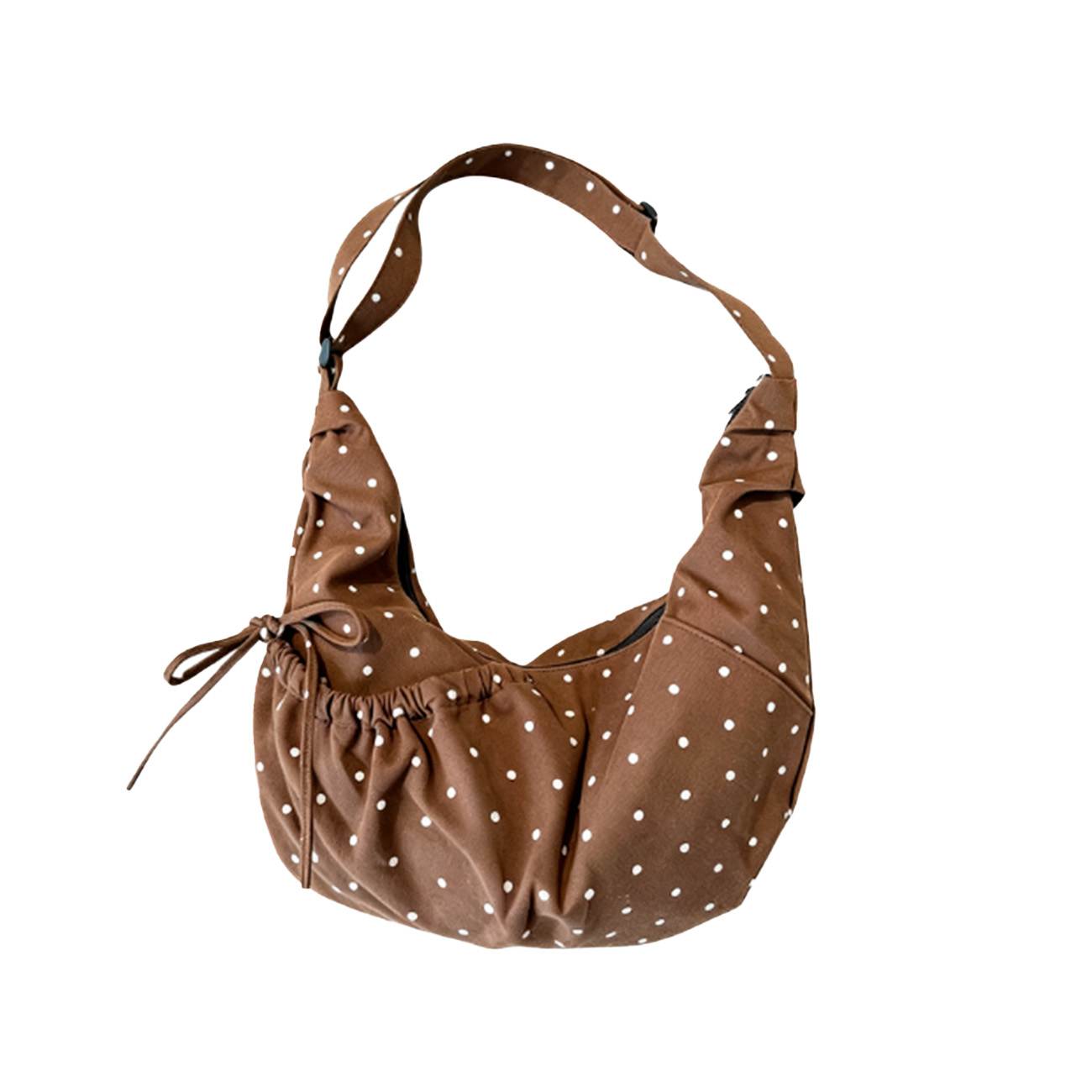 Nynne Bumbag - Brun/Hvid Prikker (FORUDBESTILLING)