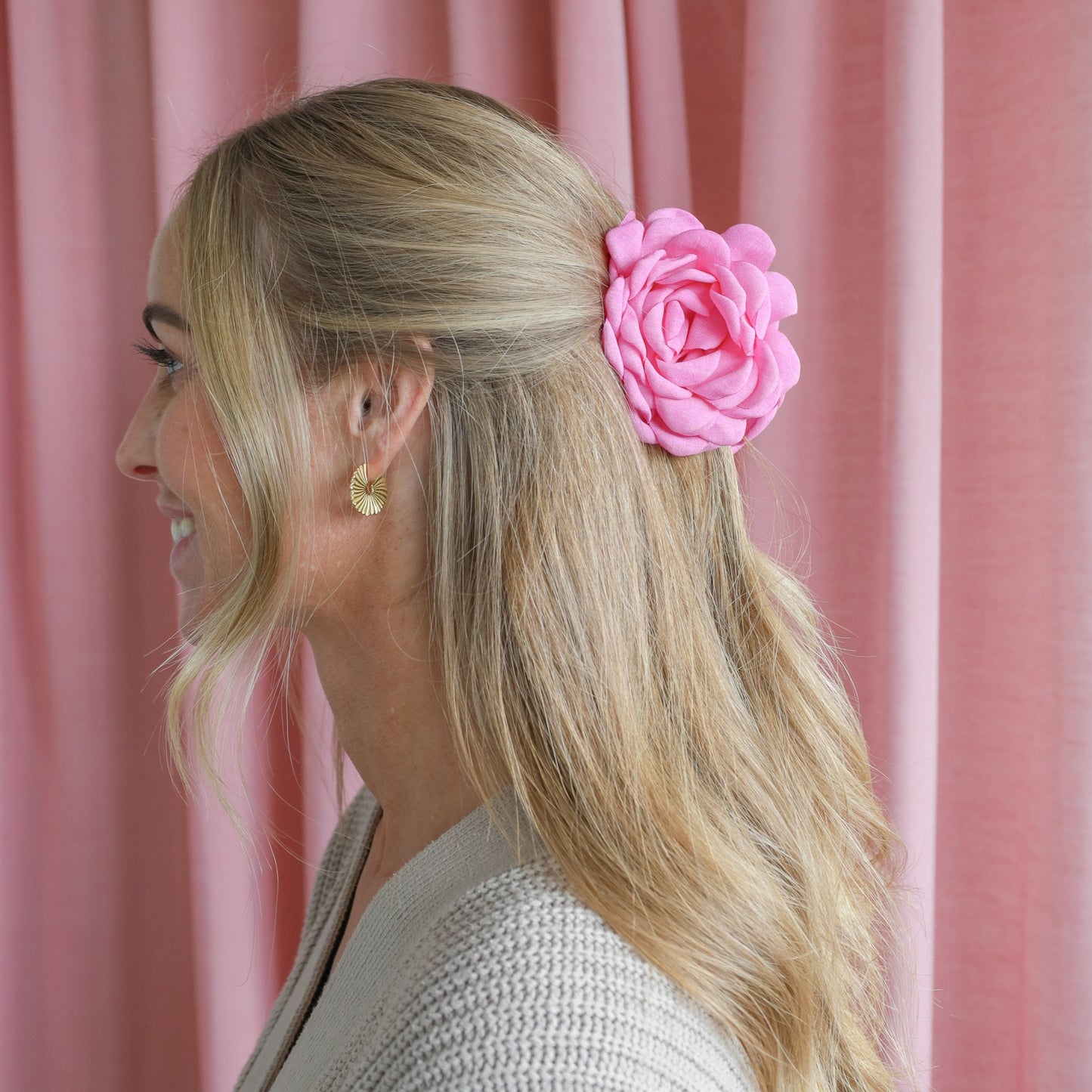 Daisy Hårklemme - Lille - Pink