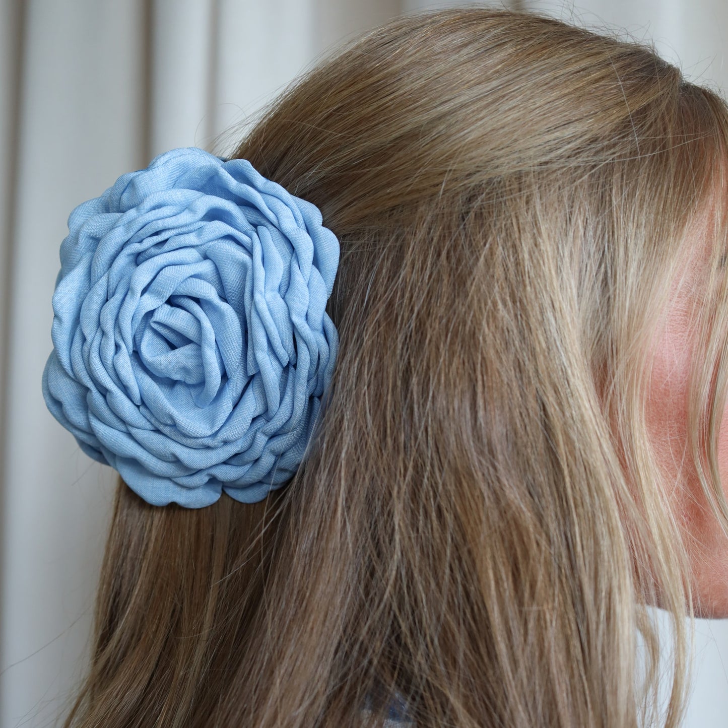 Daisy Hårklemme - Stor - Blå