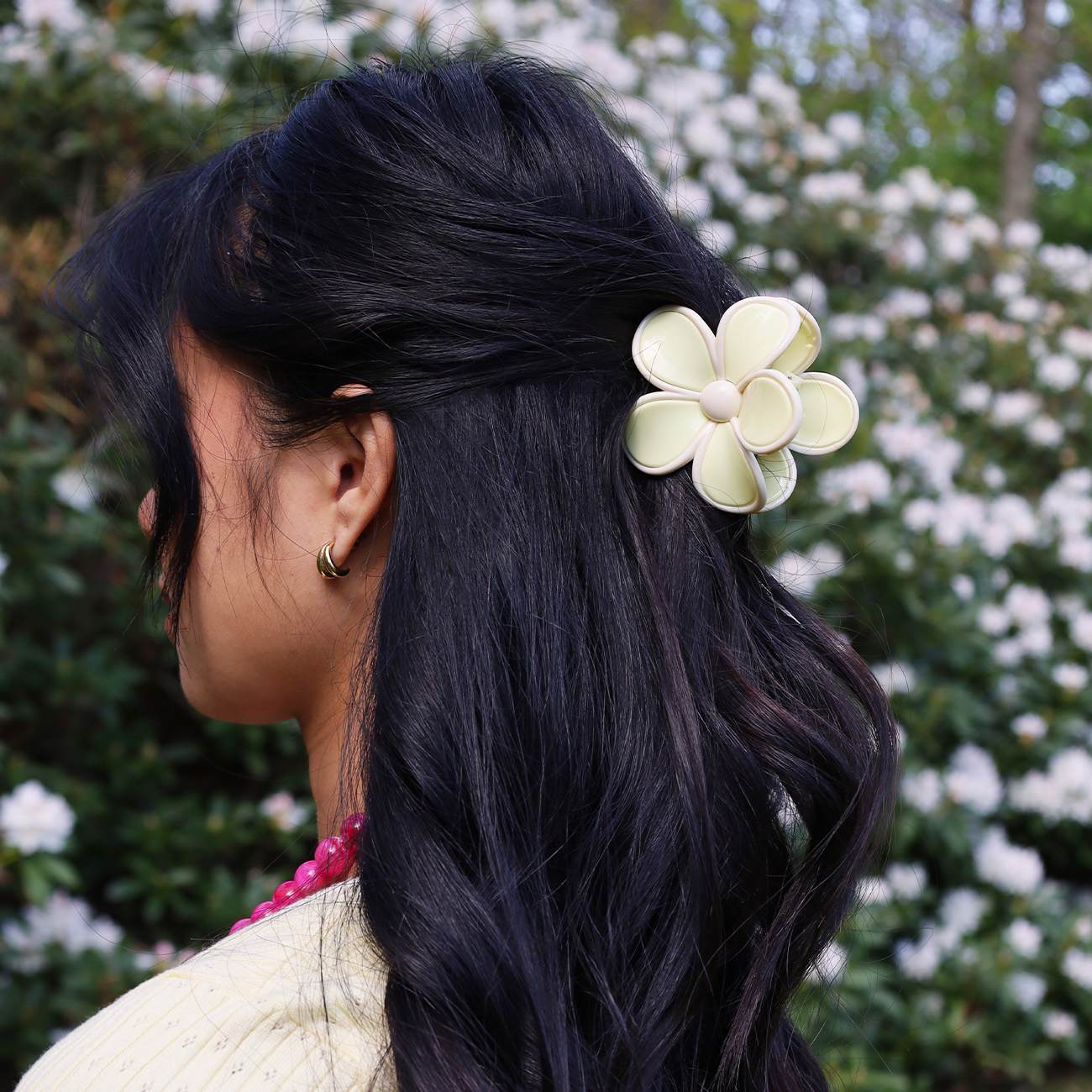 Flora Hårklemme - Gul