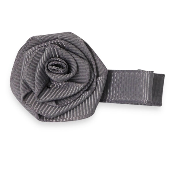 Rose Hårspænde - Grå - 3,5 cm