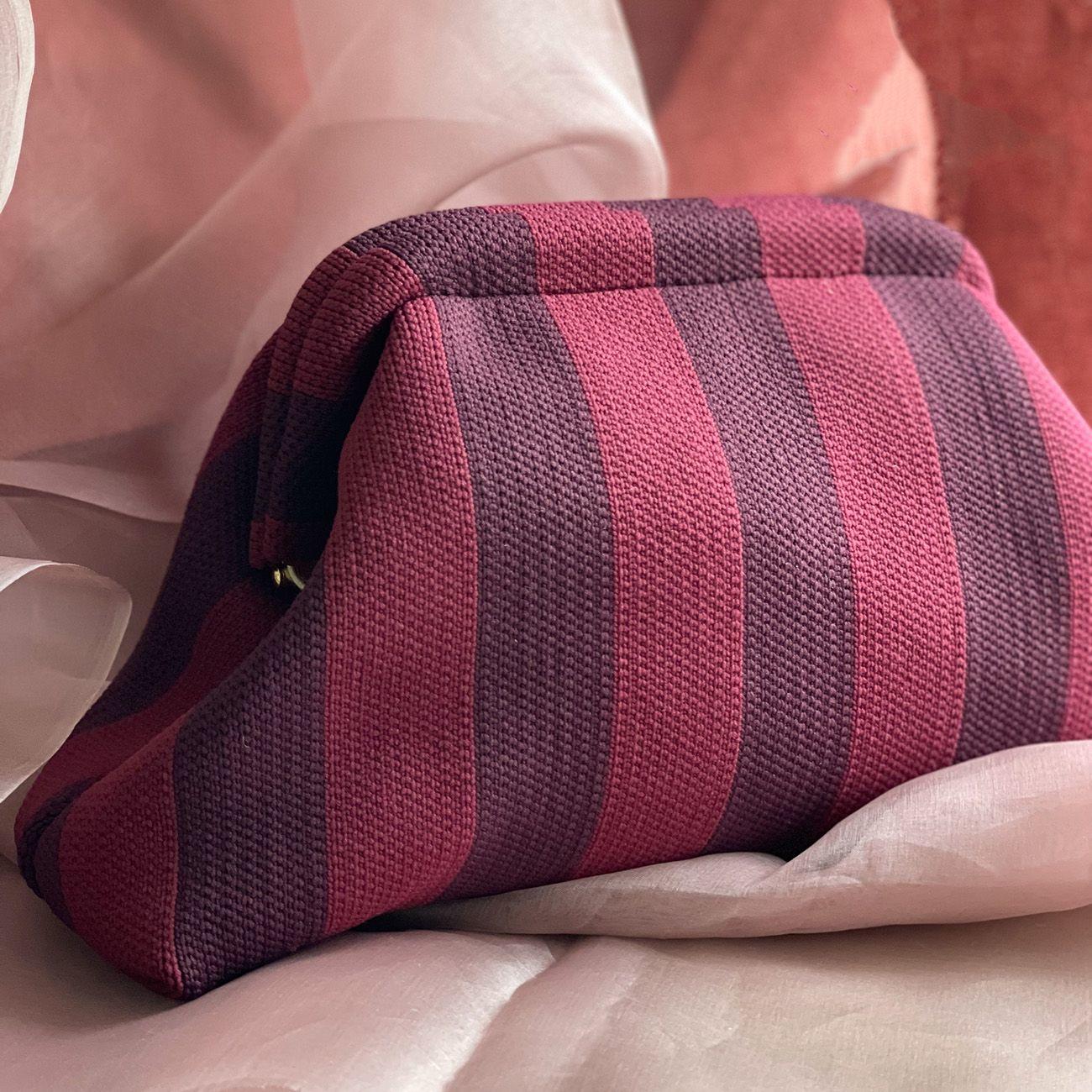 Alba Clutch - Bordeaux/Aubergine