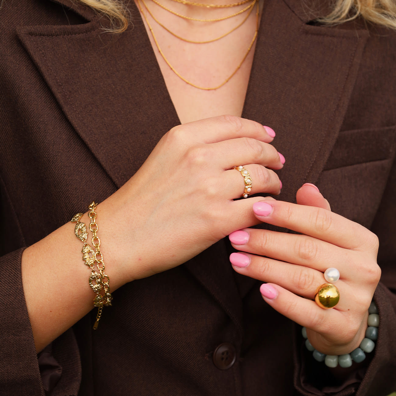 Claire Ring - Forgyldt