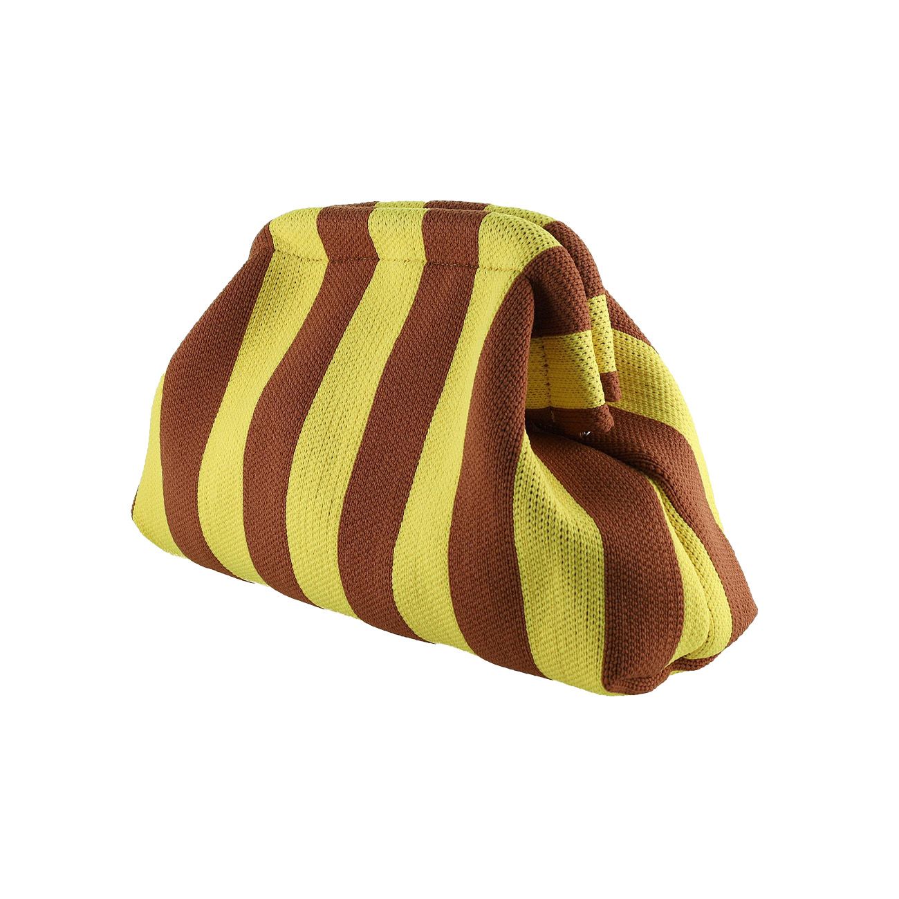 Alba Clutch - Gul/Brun