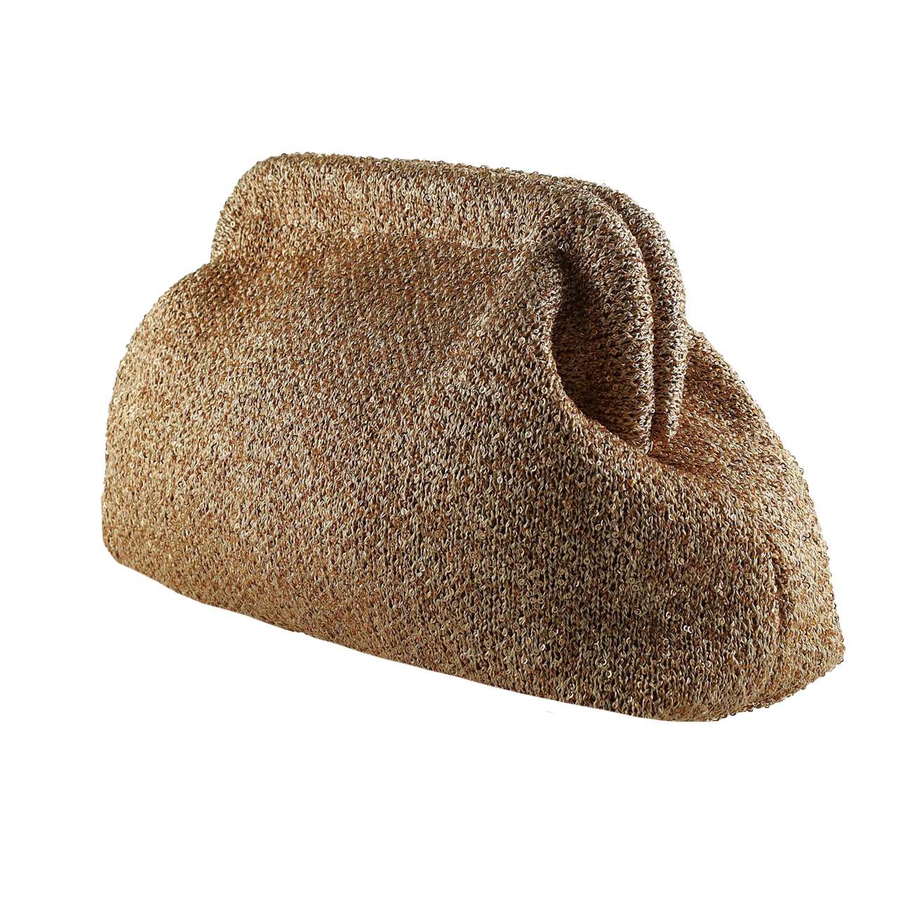 Alba Clutch - Guldfarvet Glimmer