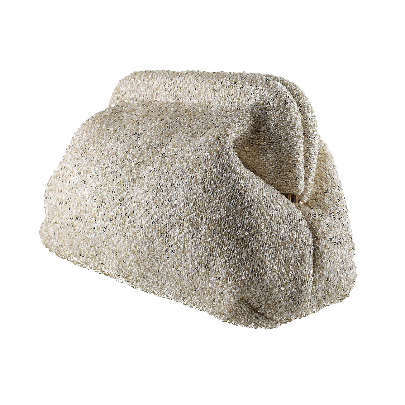 Alba Clutch - Creme Glimmer