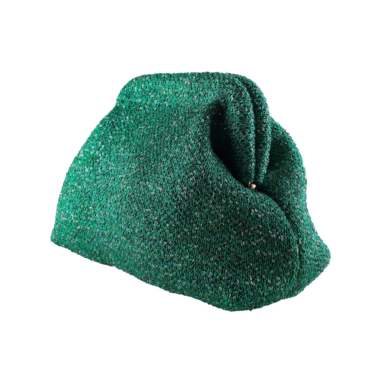 Alba Clutch - Grøn Glimmer