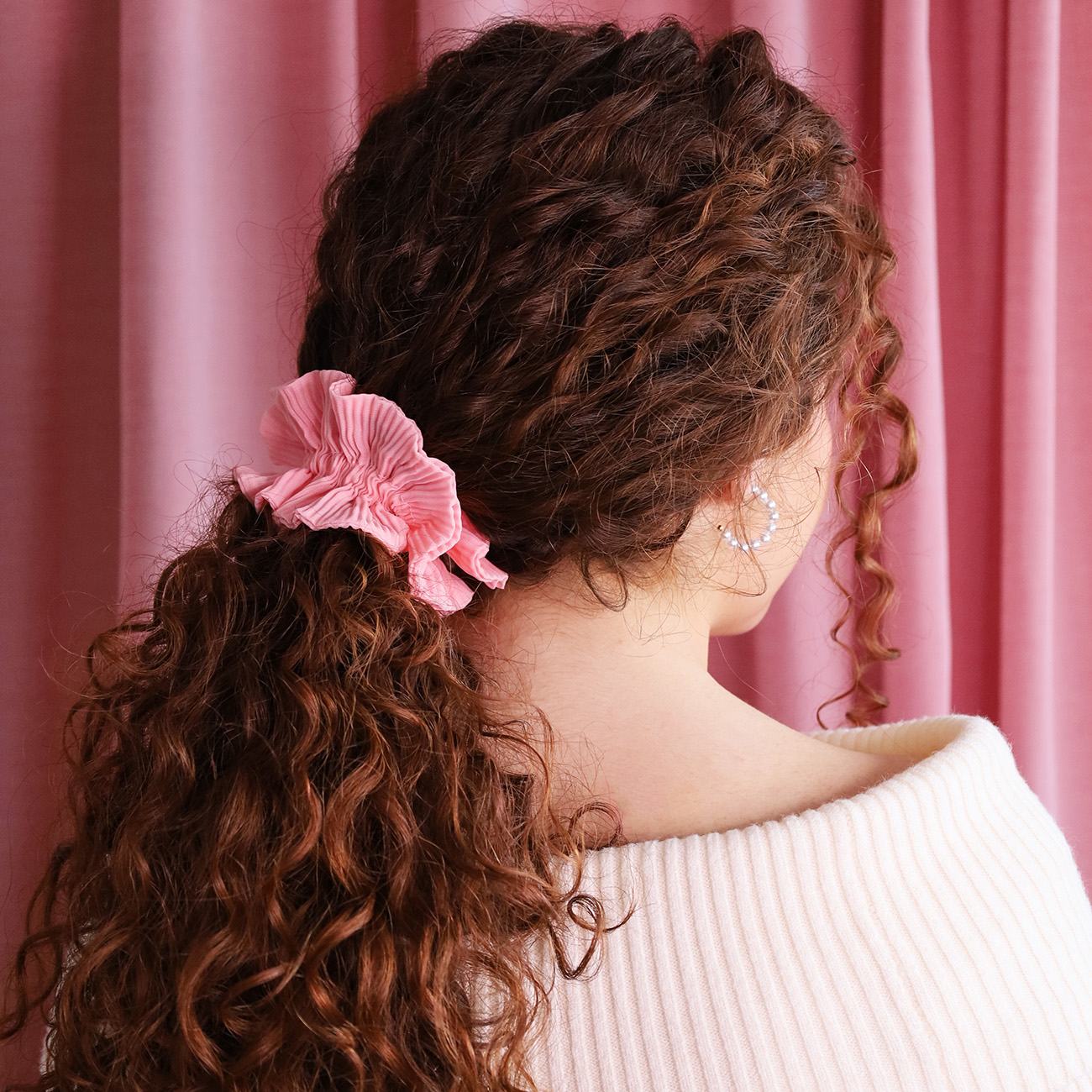 Kaisa Scrunchie - Lys Rosa