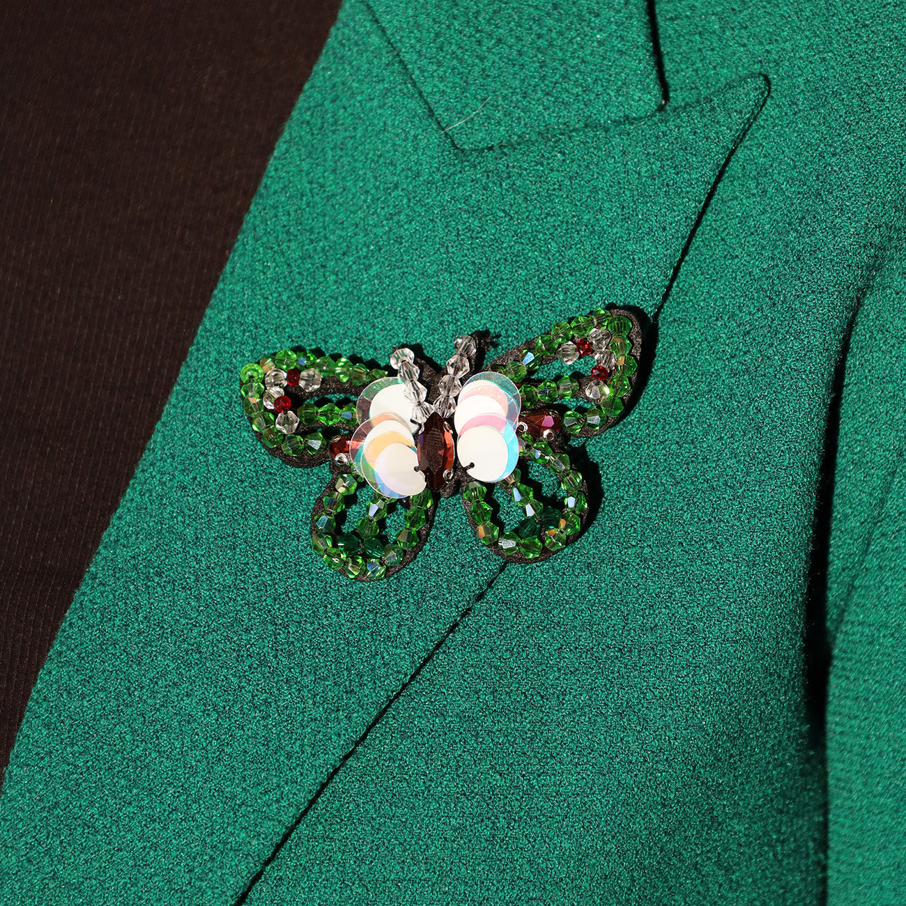 Sommerfugl Broche - Grøn