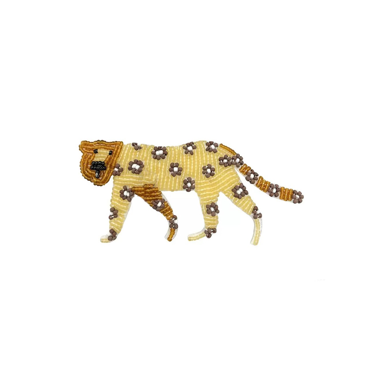Leopard Broche - Brun