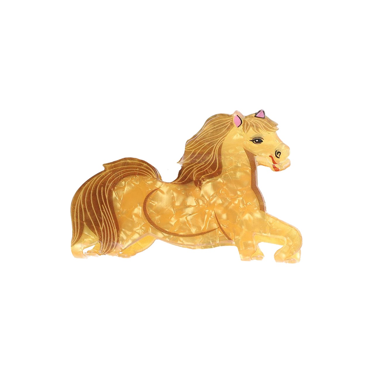 Pony Hårklemme - Gylden