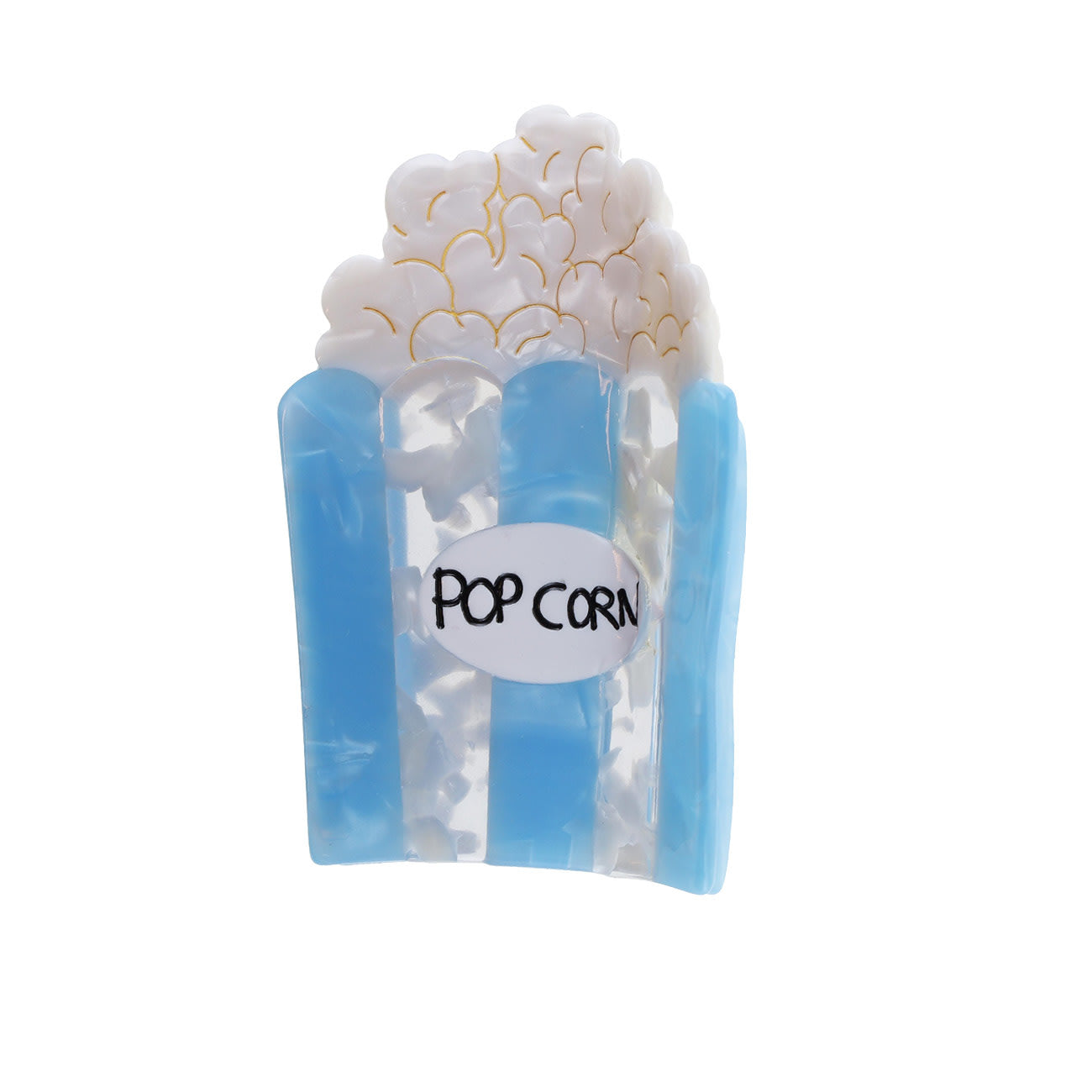 Popcorn Hårklemme - Lyseblå (FORUDBESTILLING)