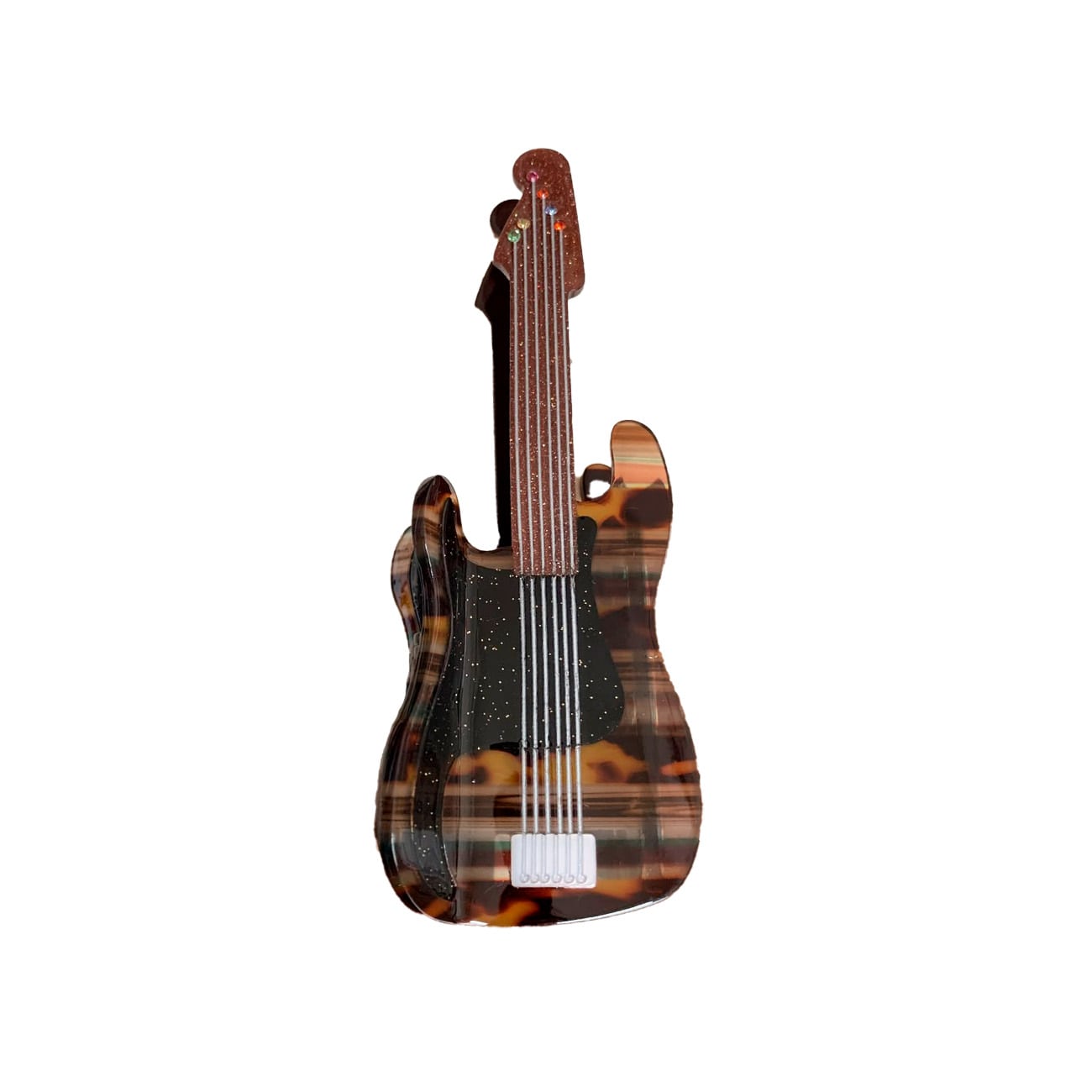 Guitar Hårklemme - Mørkebrun (FORUDBESTILLING)
