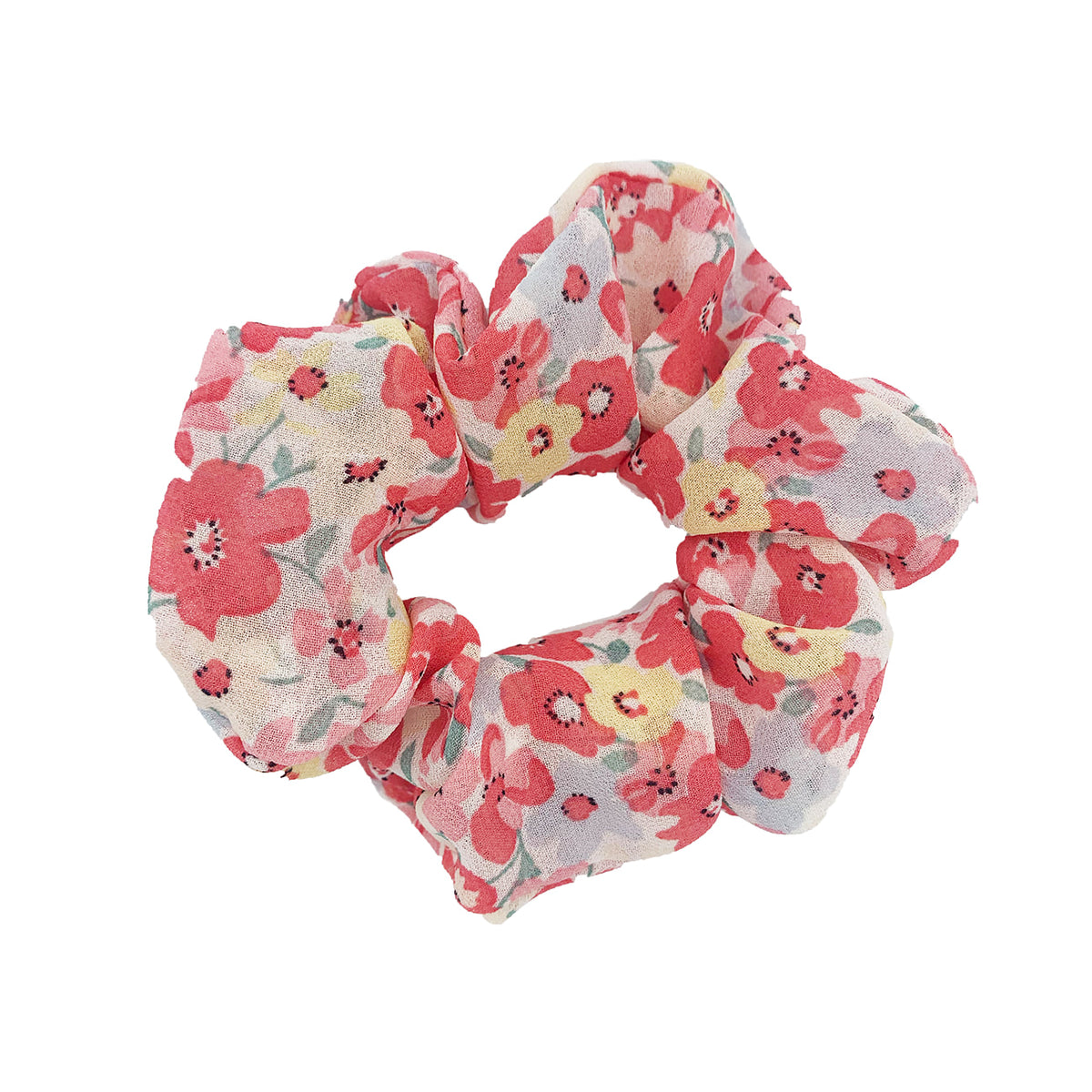 Fleur Scrunchie - Pink/Gul