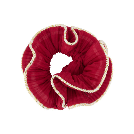 Lilje Scrunchie - Mørkerød (FORUDBESTILLING)