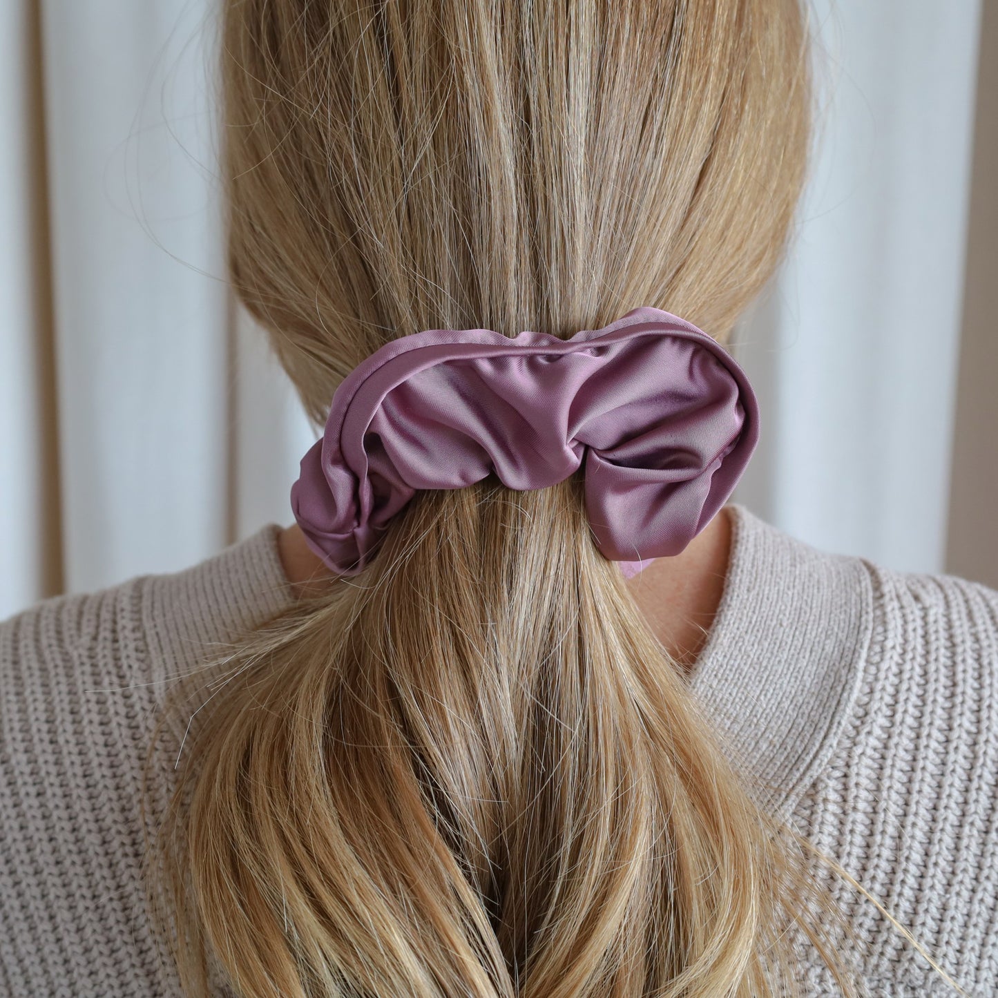 Anemone Scrunchie - Støvet Lilla