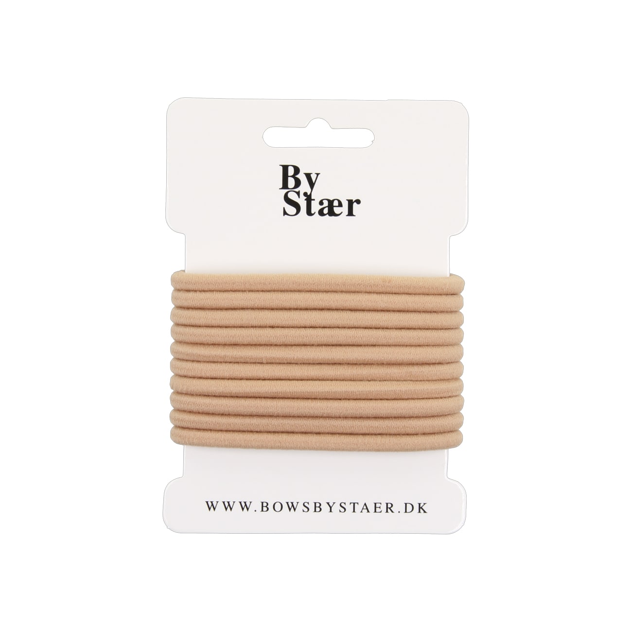 Hårelastikker Basis - Beige (10 stk)