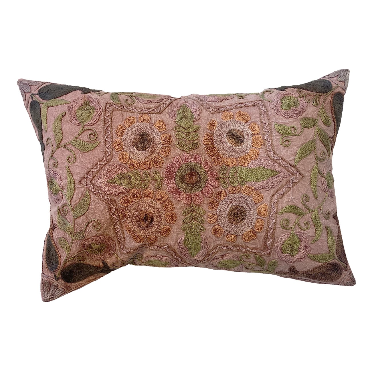Juliette Suzani Pudebetræk - Rosa - Nr. 01