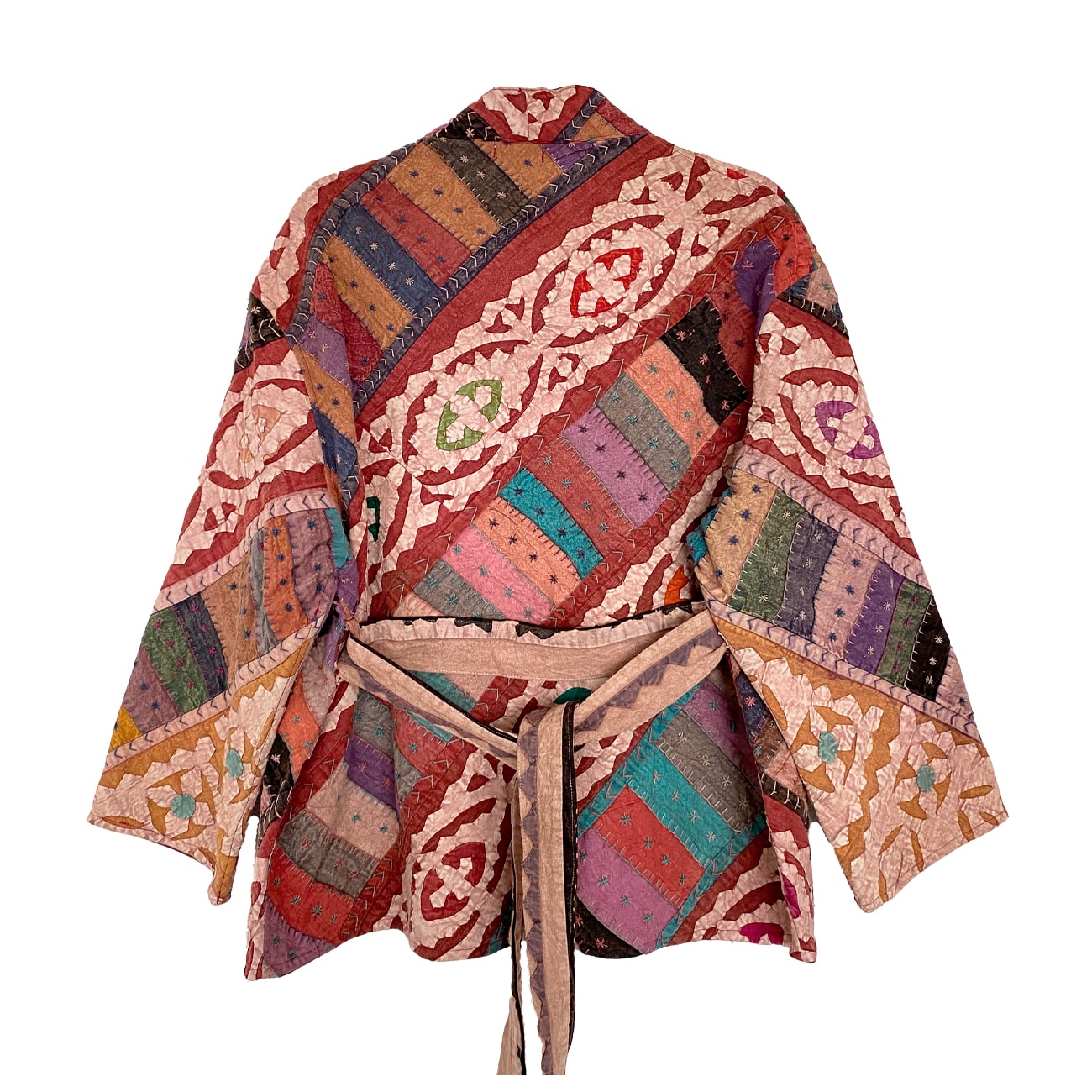 Alina Patchwork Jakke - Onesize - Nr. 06