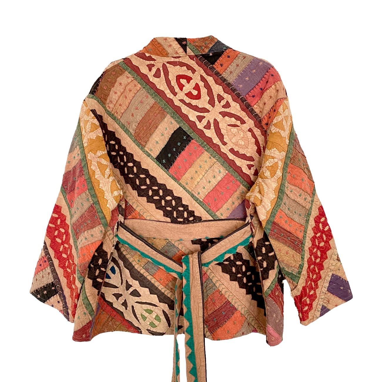 Alina Patchwork Jakke - Onesize - Nr. 08