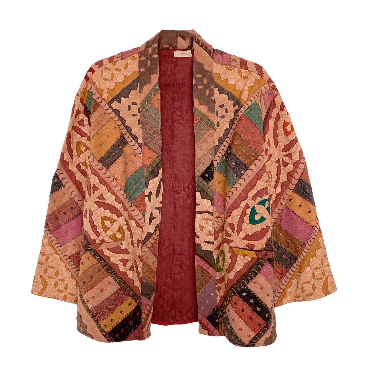 Alina Patchwork Jakke - Onesize - Nr. 14