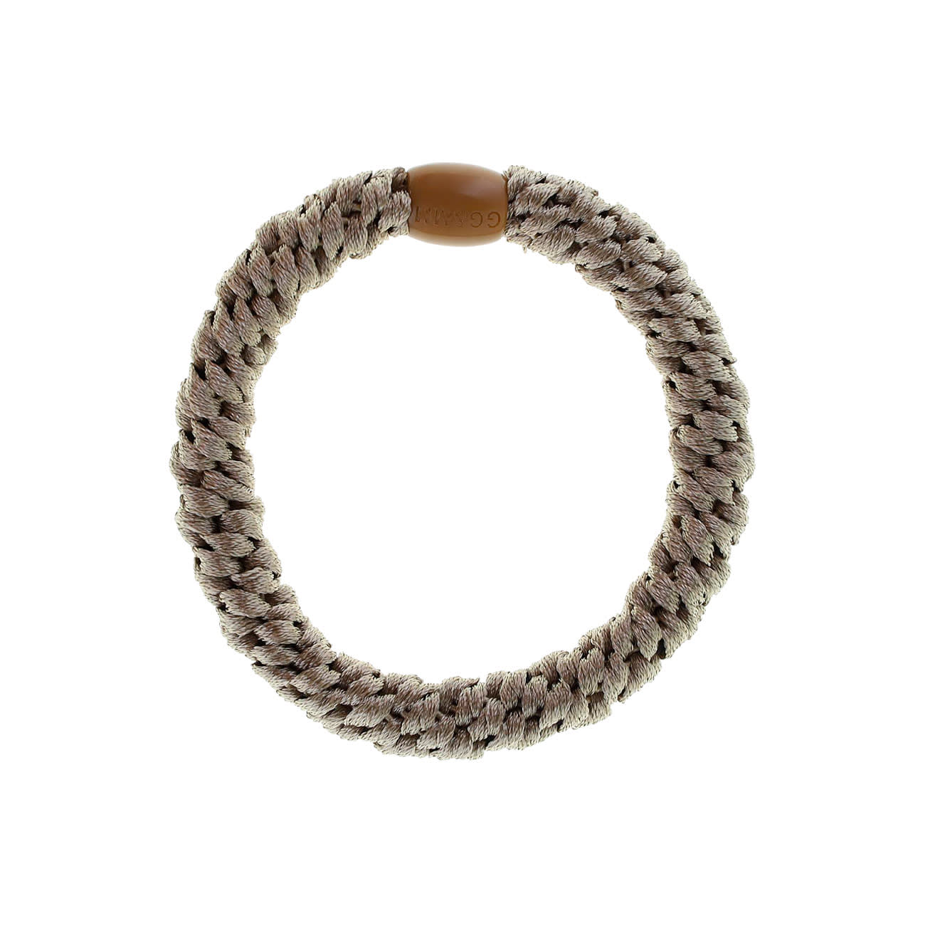Flettet Hårelastik - Basis Taupe