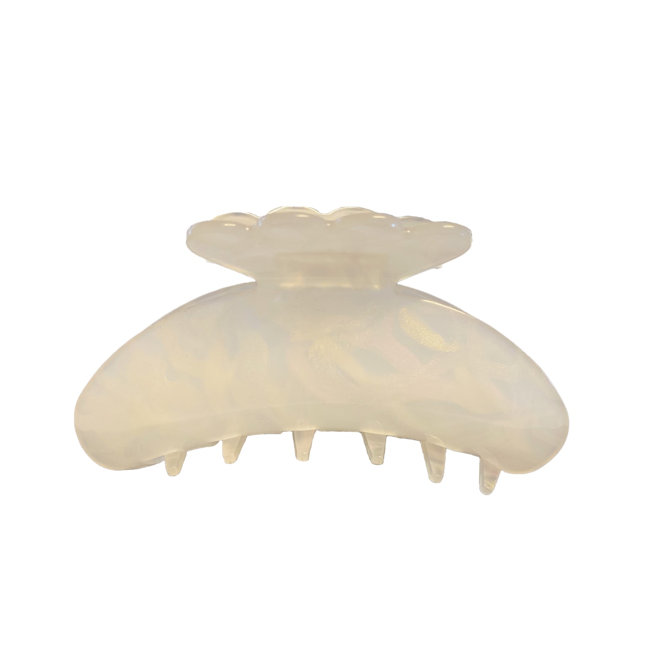 Agnes Hårklemme - Råhvid Mix