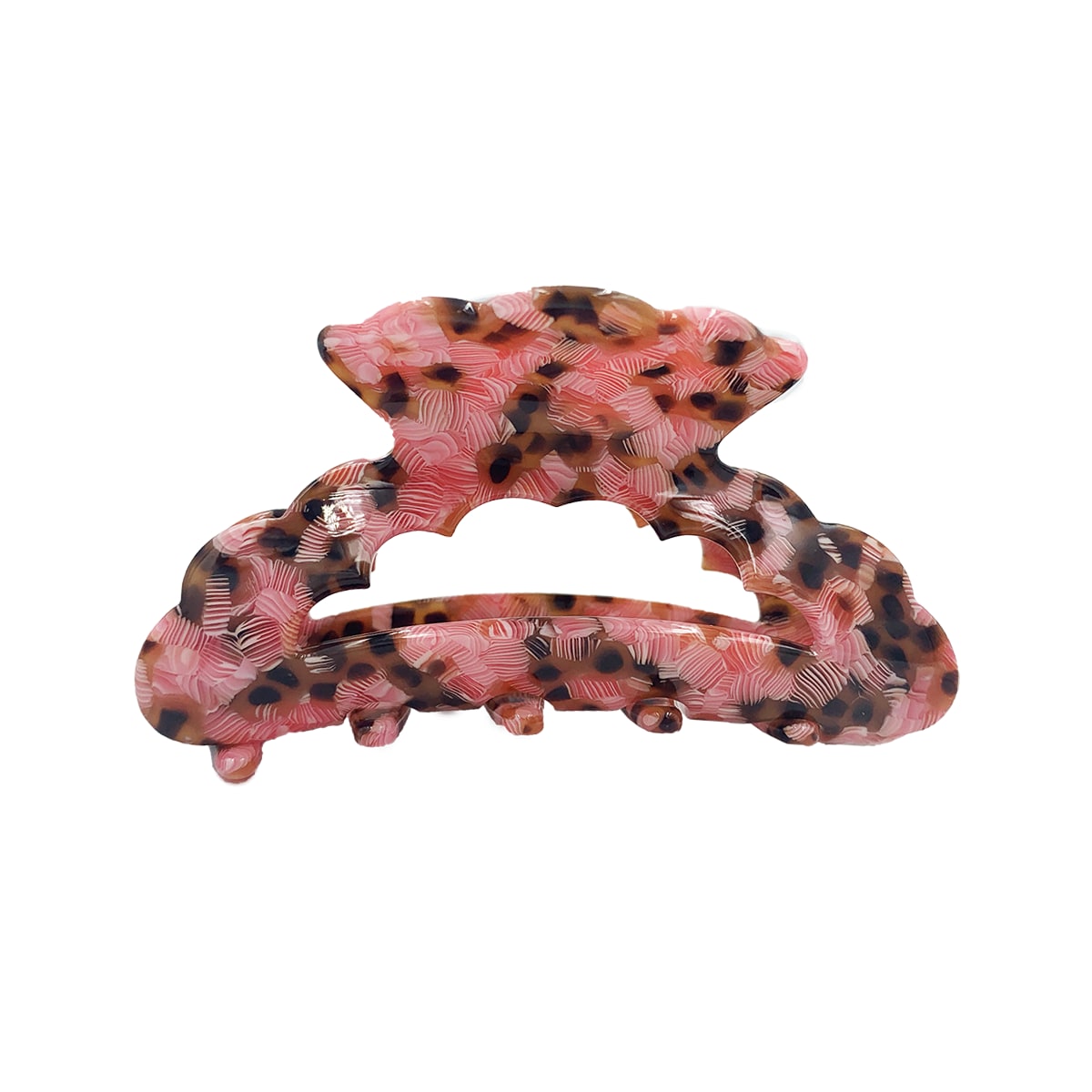 Feline Hårklemme - Pink/Leo Mix
