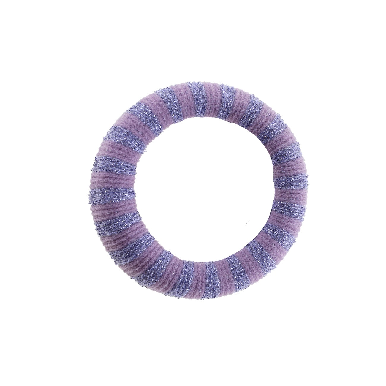 Ea Hårelastik - Lilla/Glitter Stribet