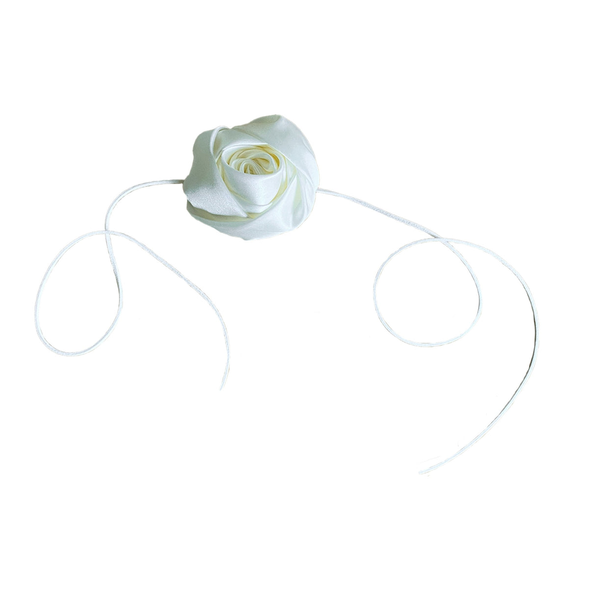 Satin Rose - Hvid