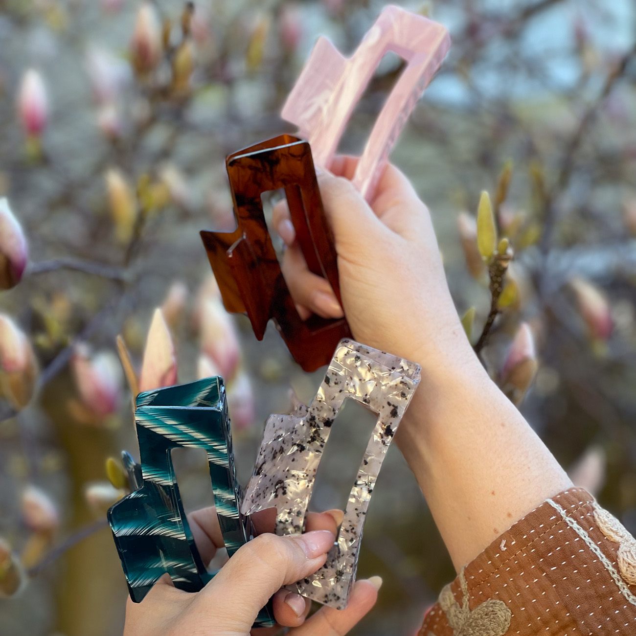 Una Hårklemme - Rosa