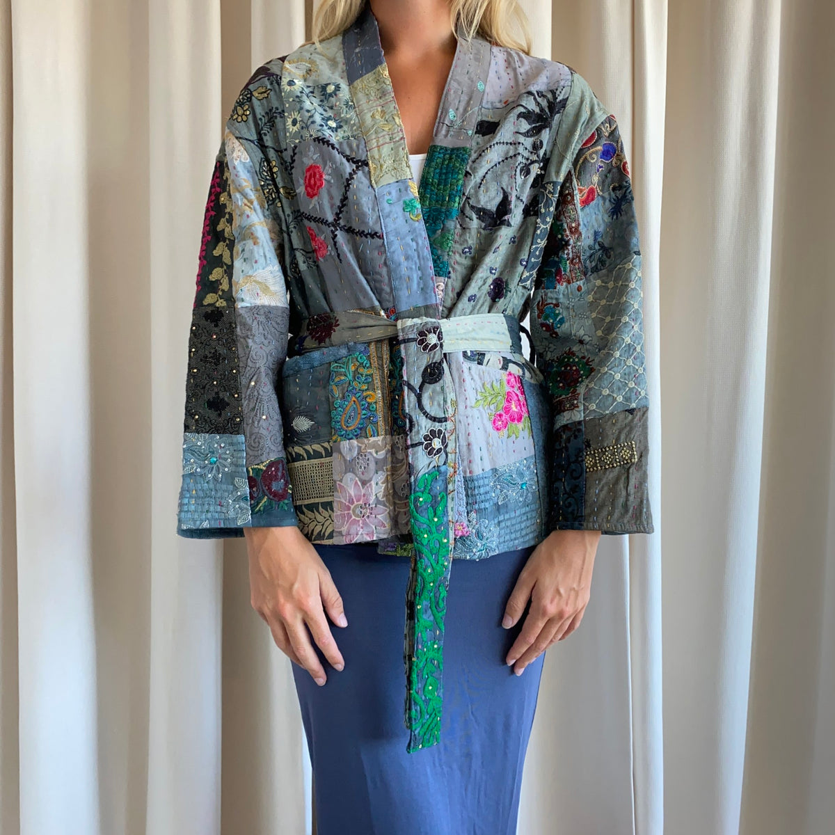Julie Patchwork Jakke - Onesize - Nr. 42