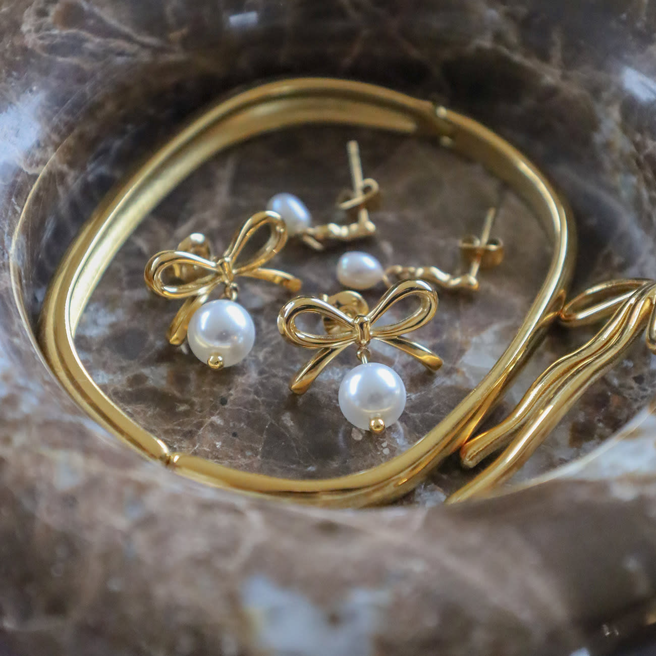 Willa Øreringe - Forgyldt