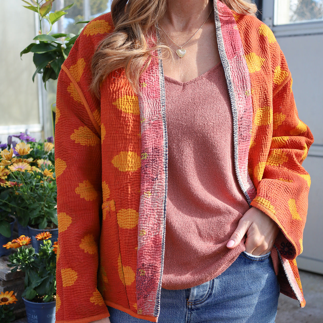 Aviaja Kantha Jakke - Onesize - Nr. 89