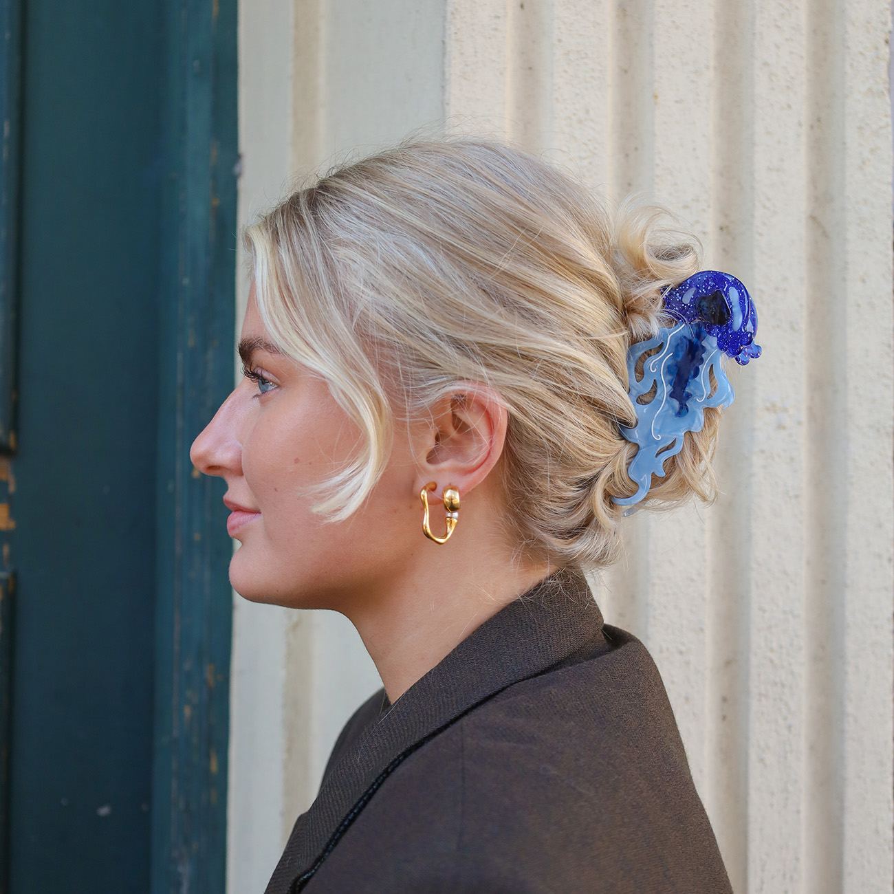 Vandmand Hårklemme - Blå