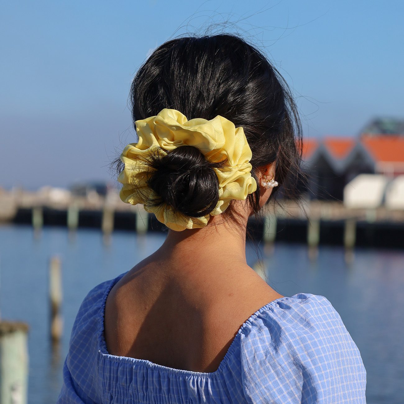 Isabella Scrunchie - Gul
