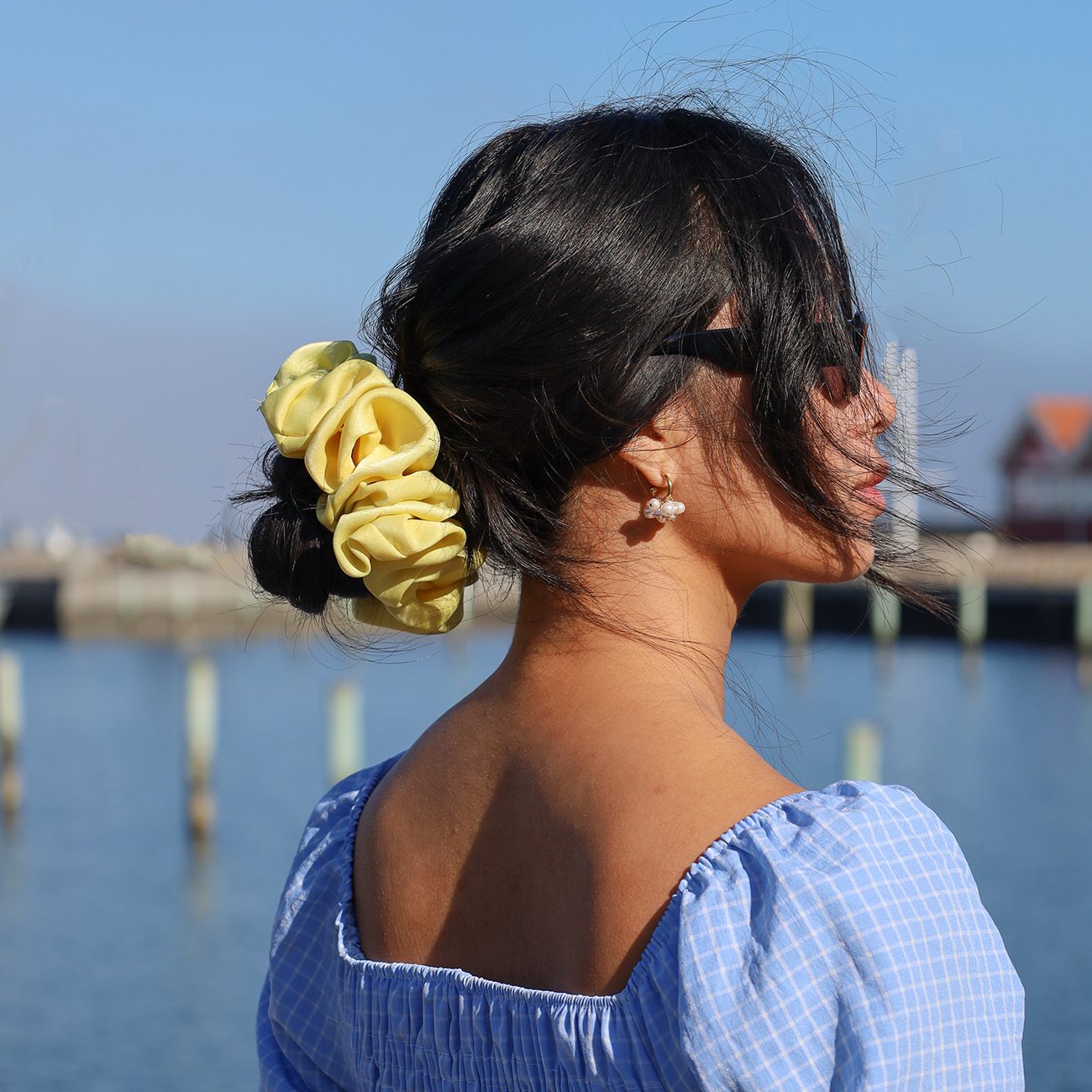 Isabella Scrunchie - Gul