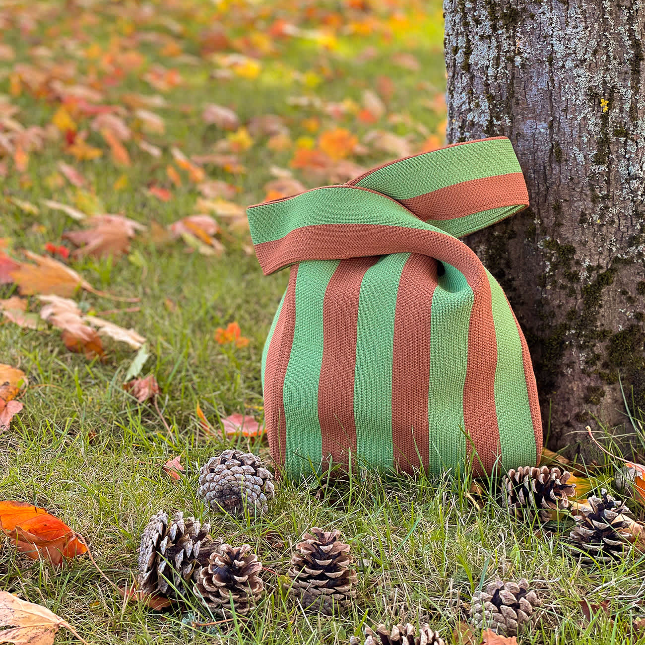 Filippa Net - Brun/Lys Grøn