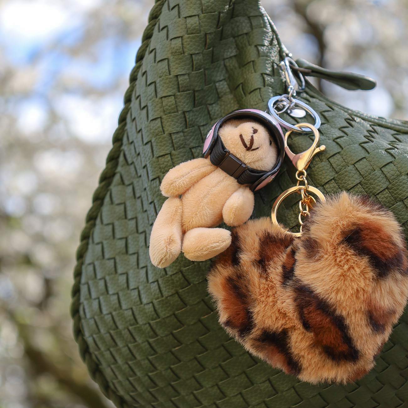 Nalle Nøglering - Rosa