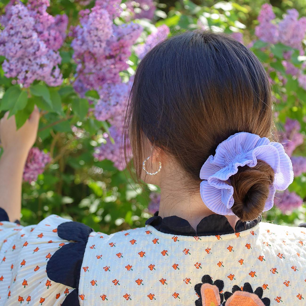 Kaisa Scrunchie - Pastel Lilla