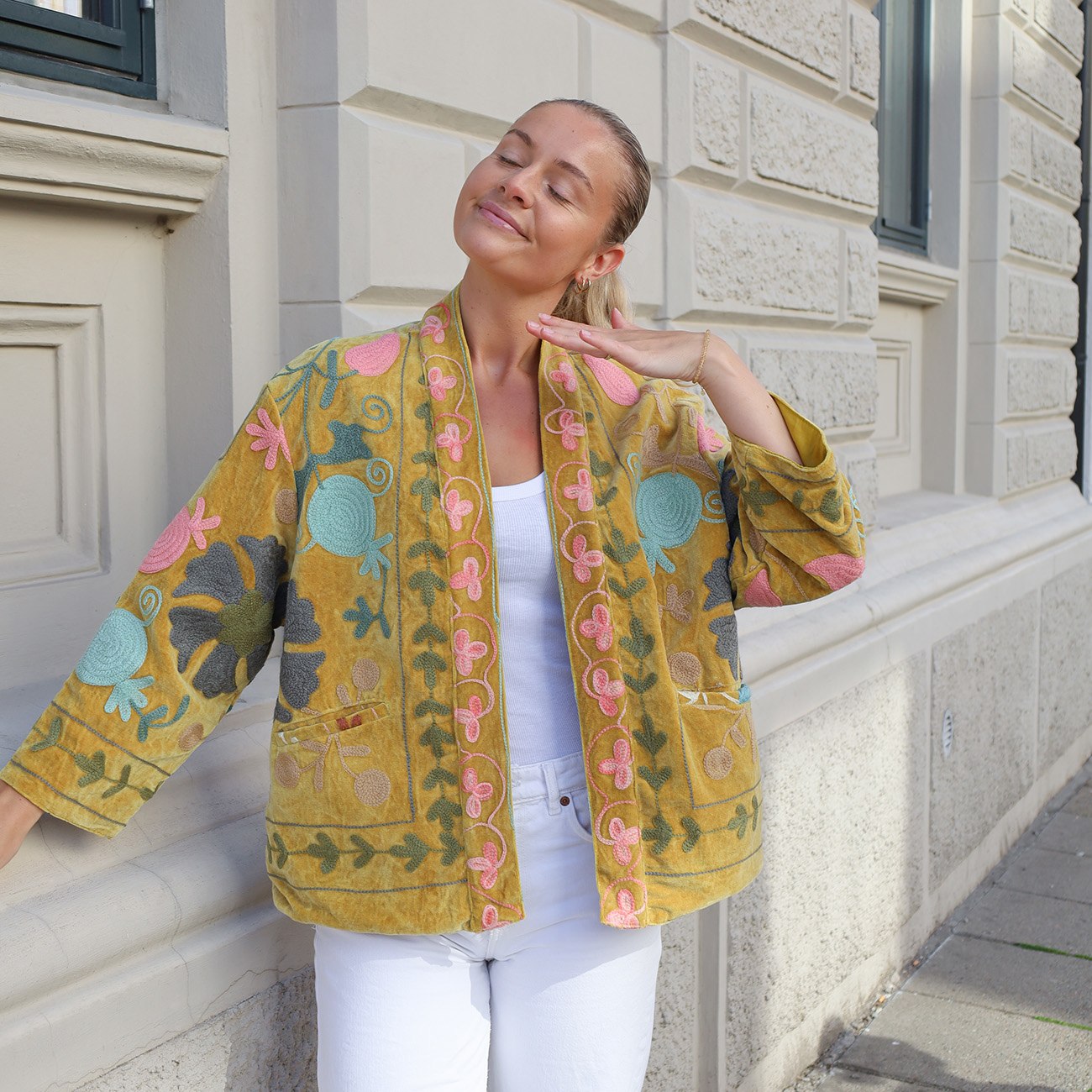 Manett Velour Jakke - Onesize - Nr. 29