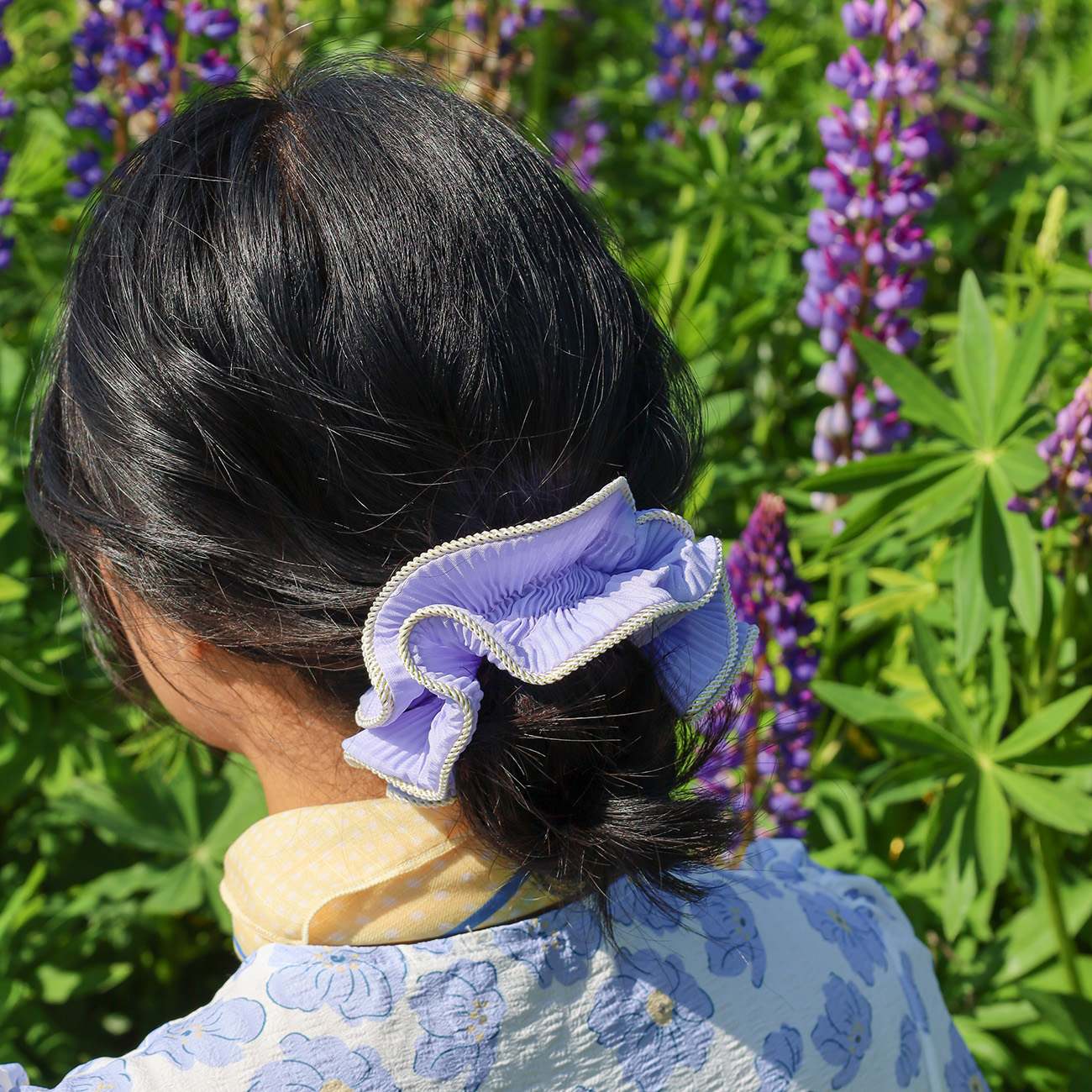 Lilje Scrunchie - Pastel Lilla