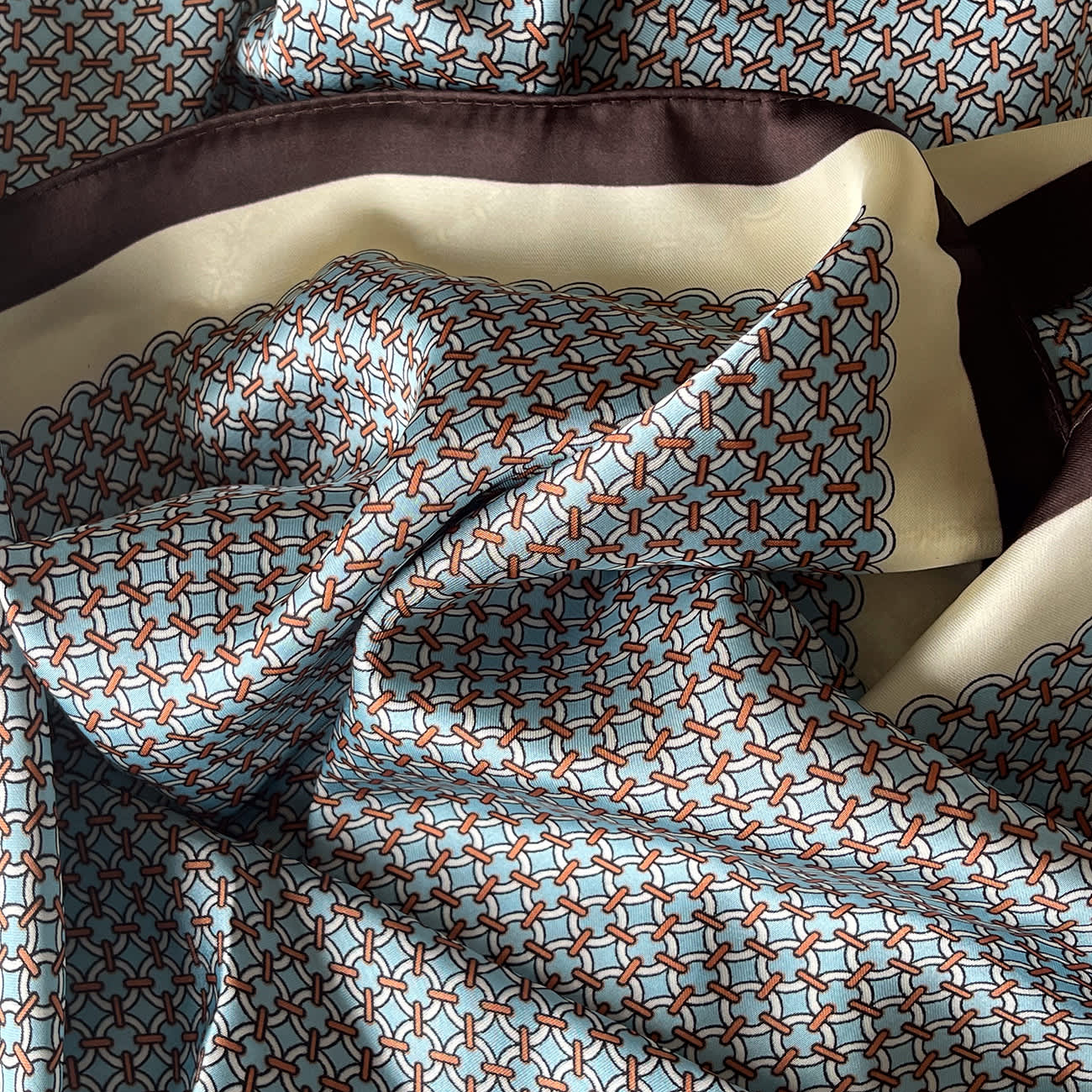 Callie Tørklæde - Blå/Sort