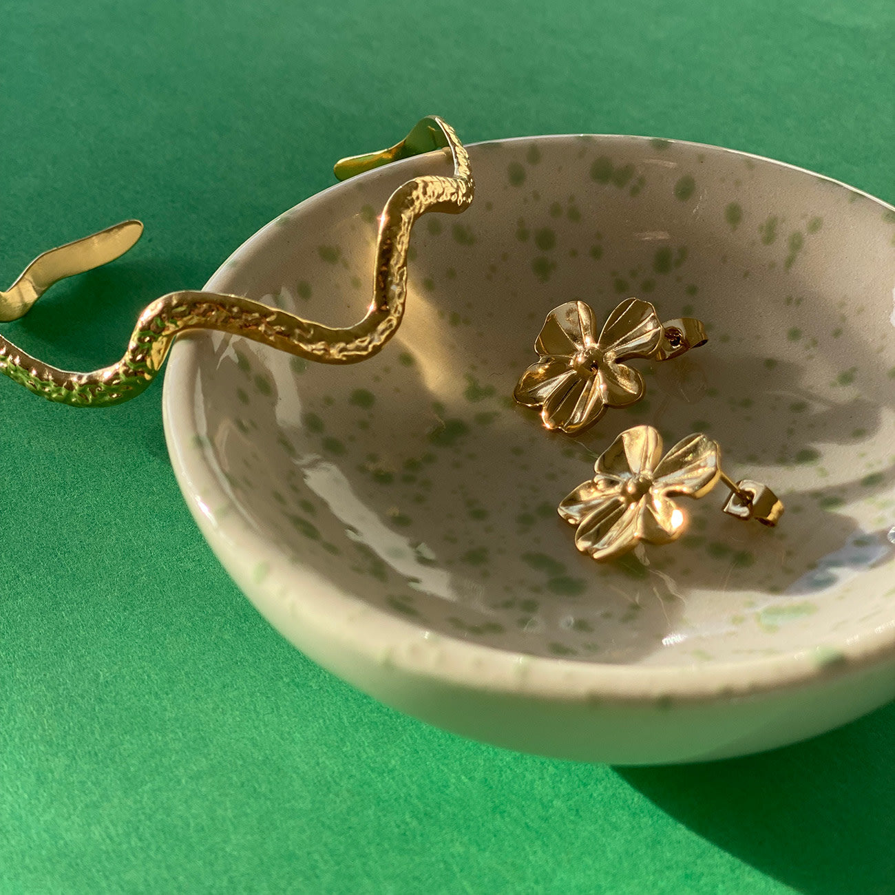 Gaia Armbånd - Forgyldt