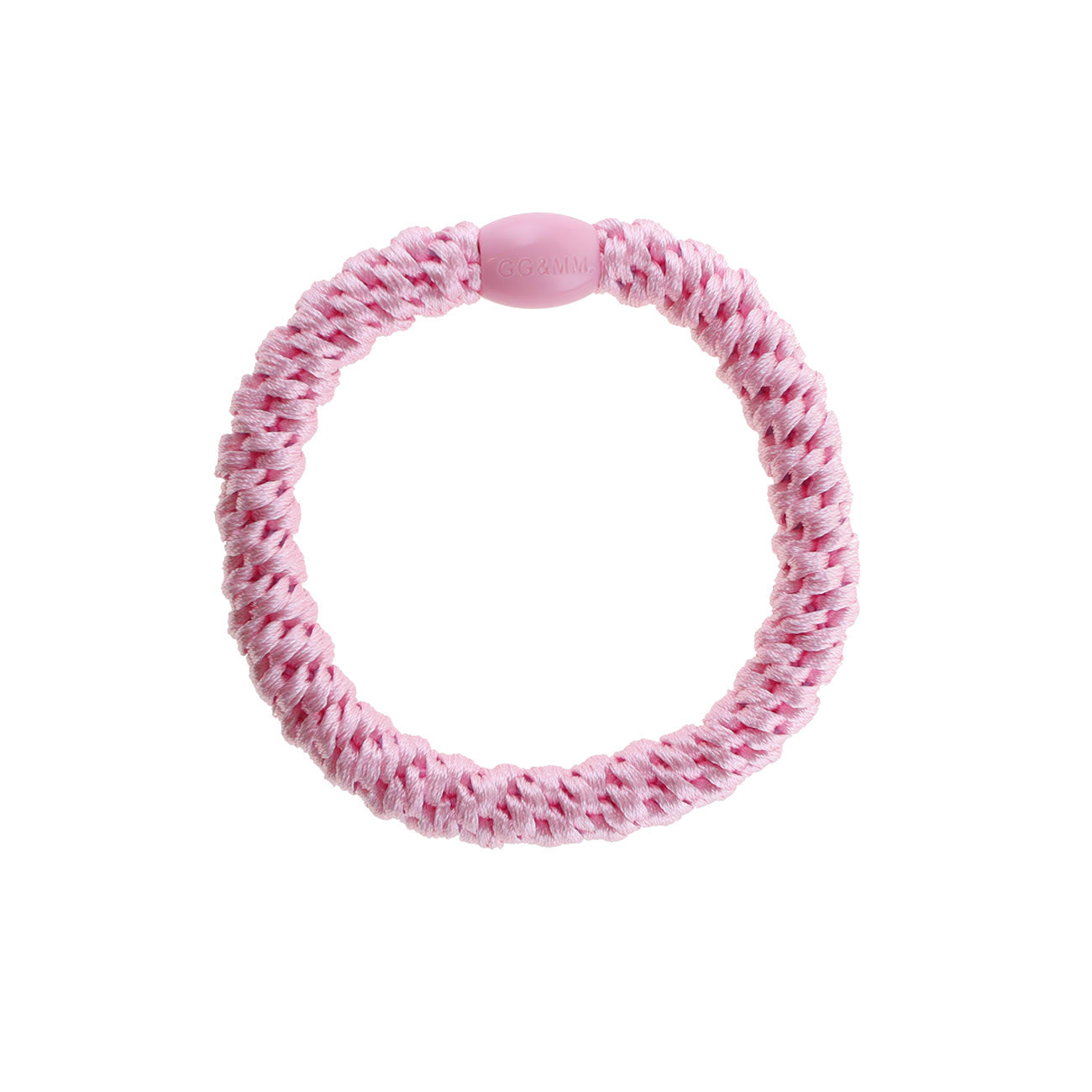 Flettet Hårelastik - Baby Pink